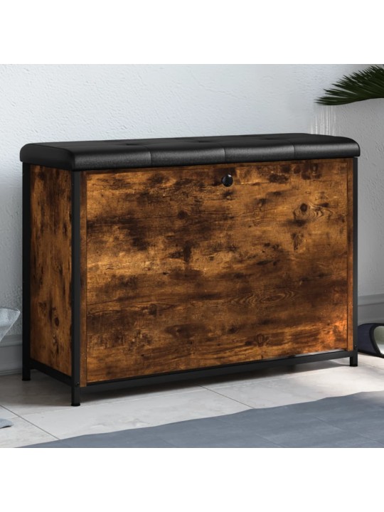 Apavu sols ar atvāžamu atvilktni, koka krāsa, 82x32x56 cm