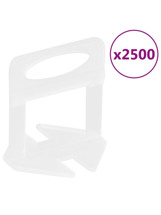 Flīžu izlīdzināšanas klipši, 2500 gab., 3 mm