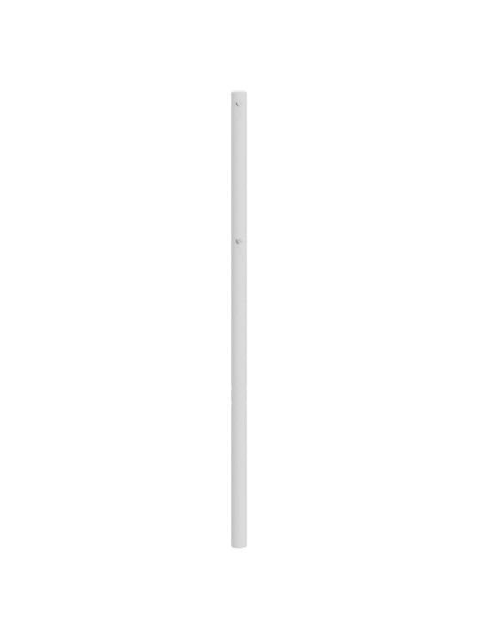 Gultas galvgalis, balts, metāls, 75 cm
