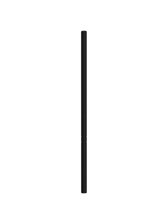 Gultas galvgalis, metāls, melns, 75 cm