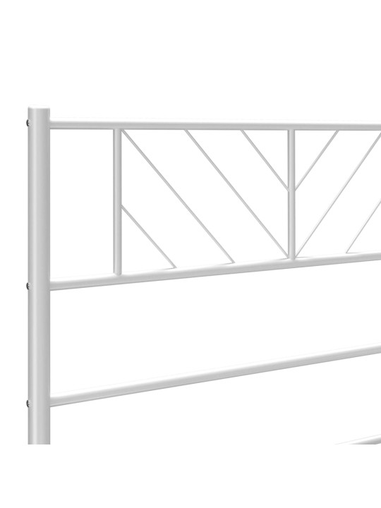 Gultas galvgalis, balts, 90 cm