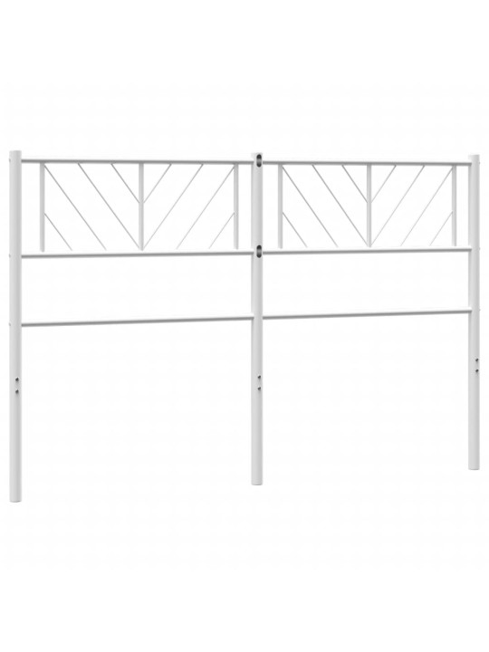 Gultas galvgalis, balts, 140 cm