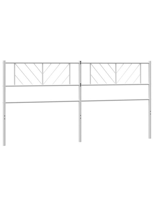 Gultas galvgalis, balts, 200 cm
