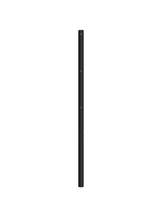 Gultas galvgalis, metāls, melns, 80 cm