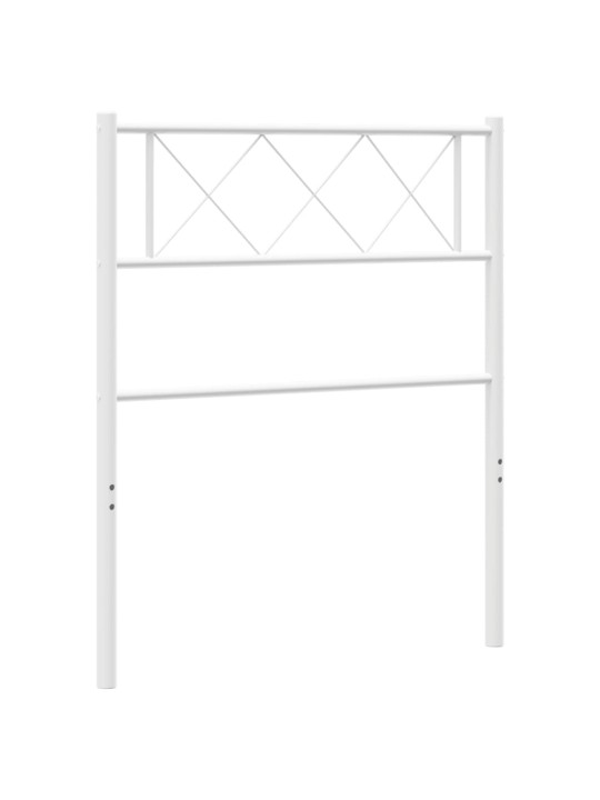 Gultas galvgalis, balts, 90 cm