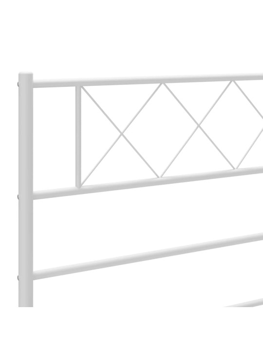 Gultas galvgalis, balts, 90 cm
