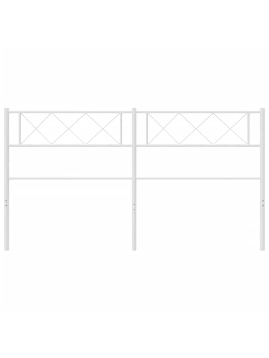 Gultas galvgalis, balts, 150 cm