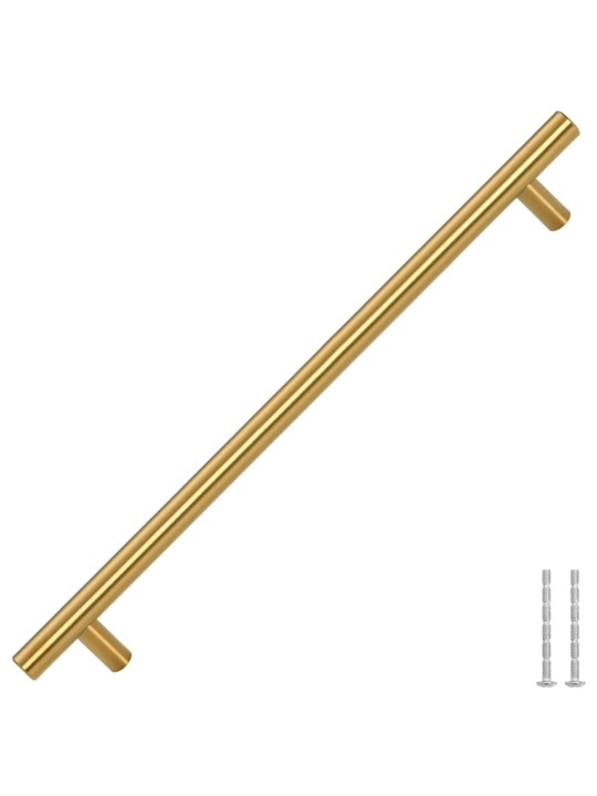 Skapja rokturi, 5 gab., zelta, 224 mm, nerūsējošais tērauds