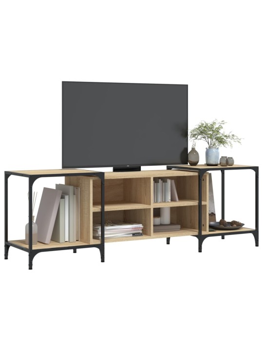 Tv skapītis, ozolkoka krāsa, 153x37x50 cm, inženierijas koks