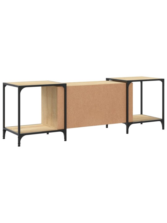 Tv skapītis, ozolkoka krāsa, 153x37x50 cm, inženierijas koks