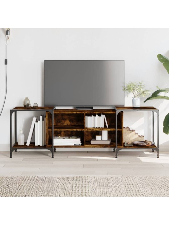 Tv skapītis, ozolkoka krāsa, 153x37x50 cm, inženierijas koks