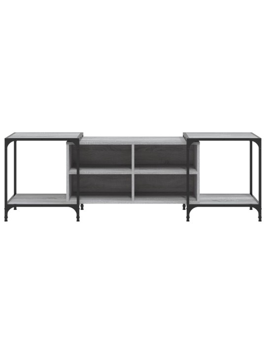 Tv skapītis, pelēka ozola krāsa, 153x37x50cm, inženierijas koks