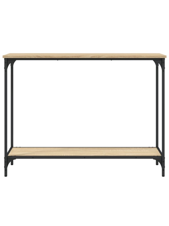 Konsoles galdiņš, koka krāsa, 101x30,5x75 cm, inženierijas koks