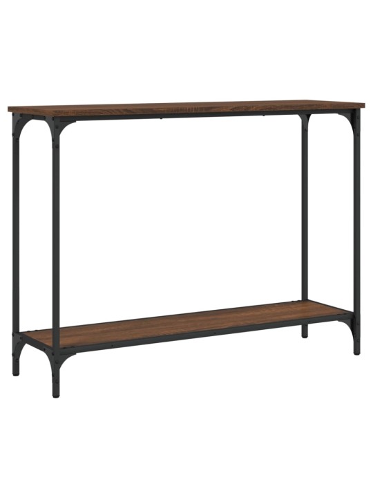 Konsoles galdiņš, brūna koka, 101x30,5x75 cm, inženierijas koks