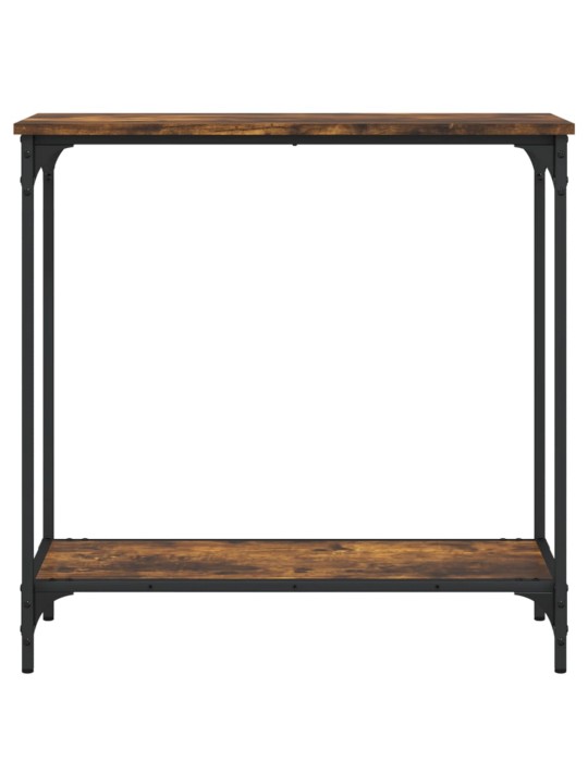 Konsoles galdiņš, koka krāsa, 75x30,5x75 cm, inženierijas koks
