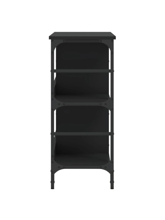 Kumode, melns, 102x32x73,5 cm, inženierijas koks