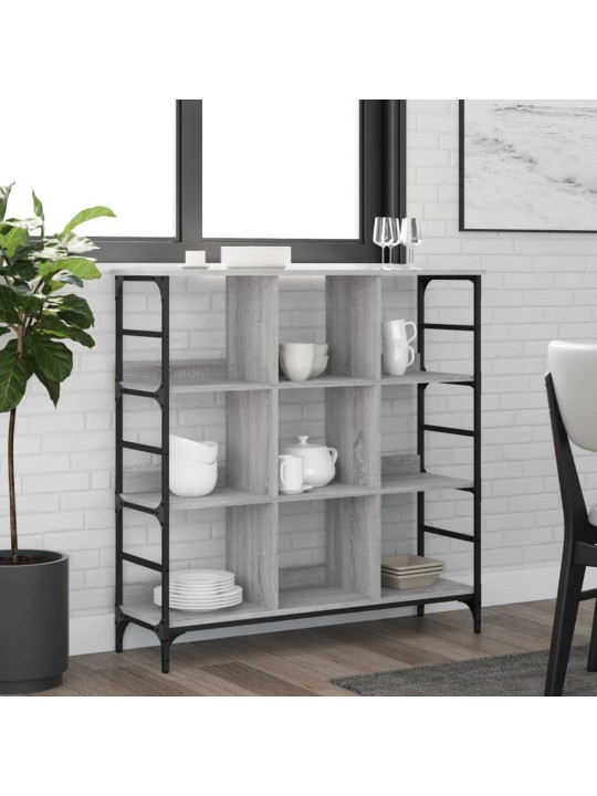 Kumode, pelēks, 102x32x103,5 cm, inženierijas koks