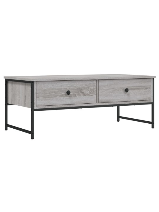 Kafijas galdiņš, pelēka koka, 101x49x39,5 cm, inženierijas koks