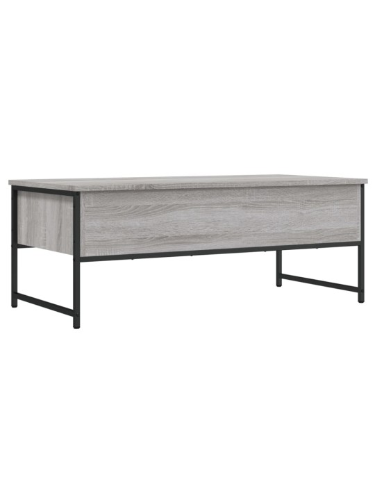 Kafijas galdiņš, pelēka koka, 101x49x39,5 cm, inženierijas koks