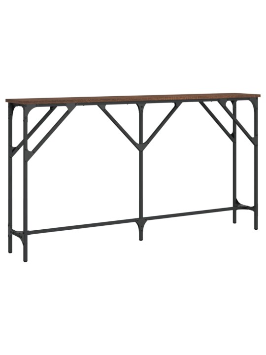 Konsoles galdiņš, brūns, 140x23x75 cm, inženierijas koks