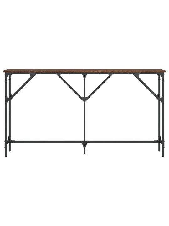Konsoles galdiņš, brūns, 140x23x75 cm, inženierijas koks