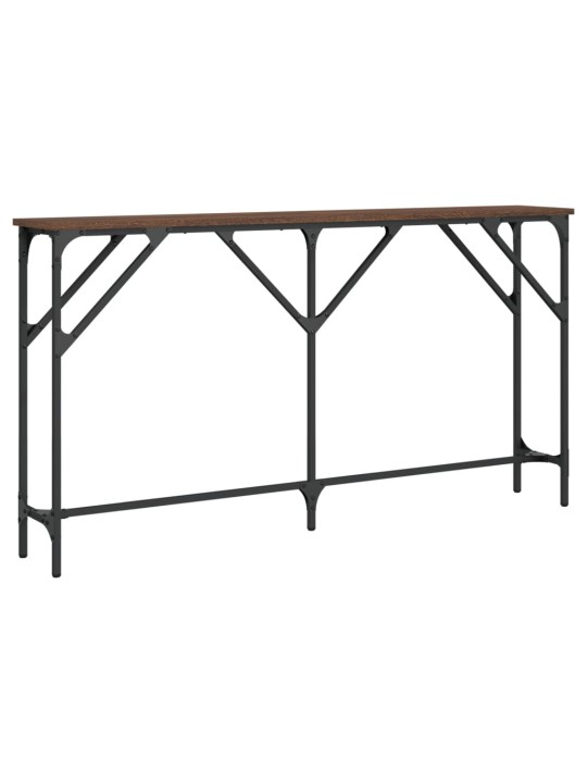 Konsoles galdiņš, brūns, 140x23x75 cm, inženierijas koks