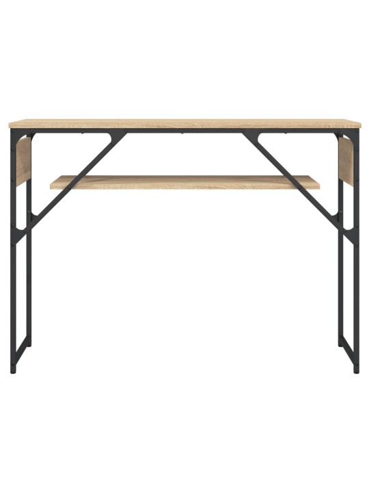 Konsoles galdiņš, koka krāsa, 105x30x75 cm, inženierijas koks