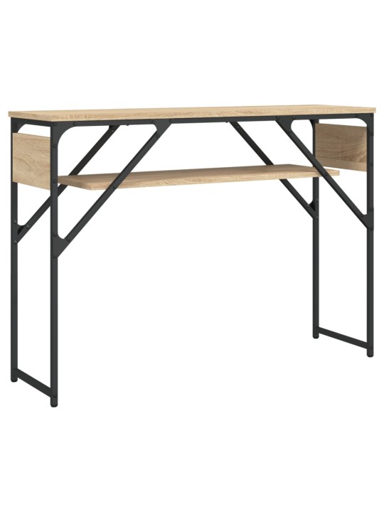 Konsoles galdiņš, koka krāsa, 105x30x75 cm, inženierijas koks
