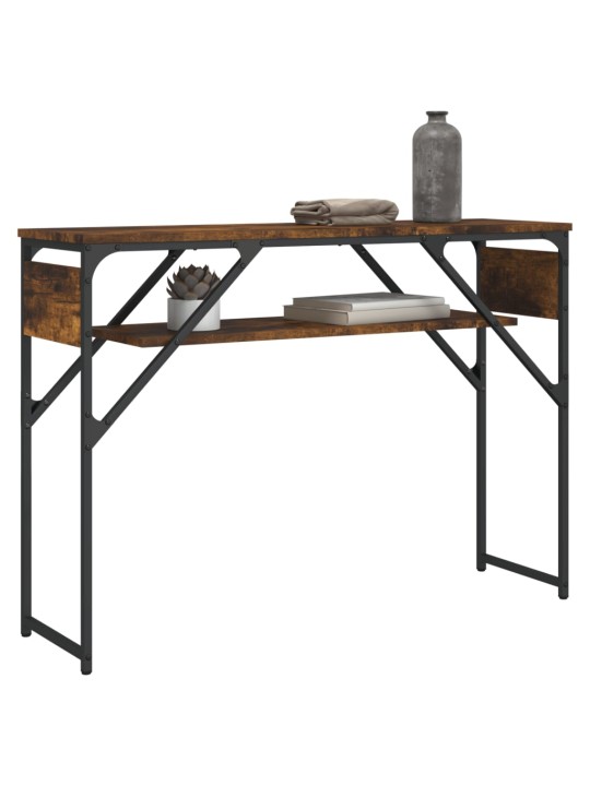 Konsoles galdiņš, koka krāsa, 105x30x75cm cm, inženierijas koks