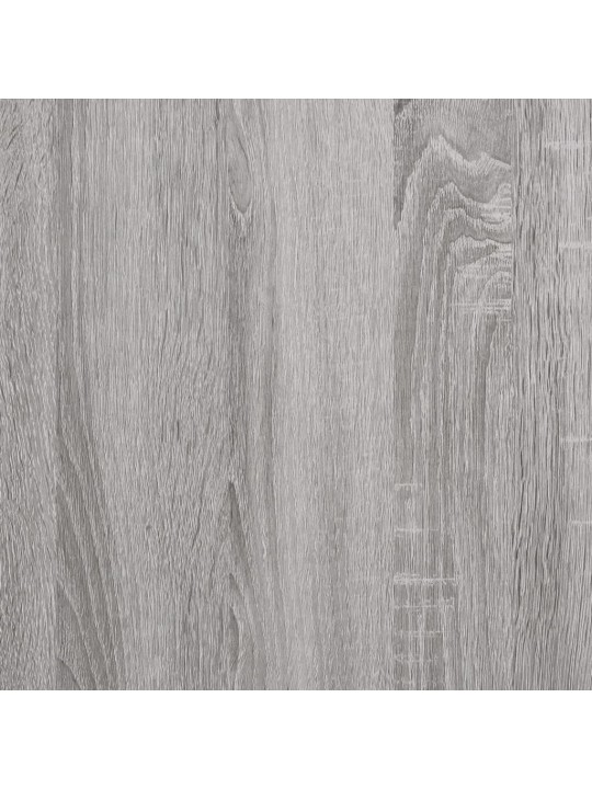 Drēbju pakaramais ar apavu plauktu, pelēka ozola, 100x41x184 cm