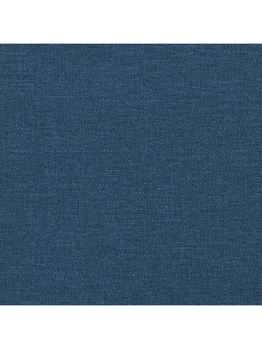 Sols ar atzveltni, zils, 120x62x75,5 cm, audums