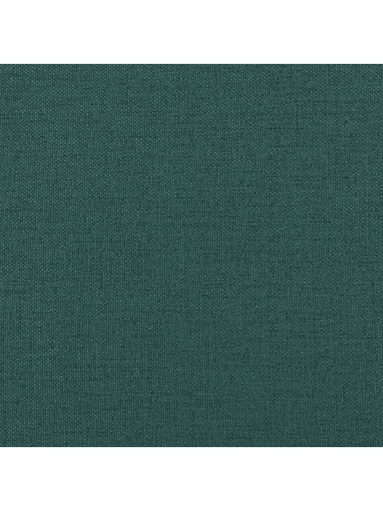 Sols ar spilveniem, 113x64,5x75,5 cm, tumši zaļš audums