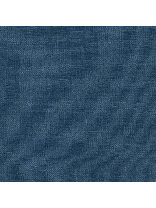 Sols ar spilveniem, 113x64,5x75,5 cm, zils audums