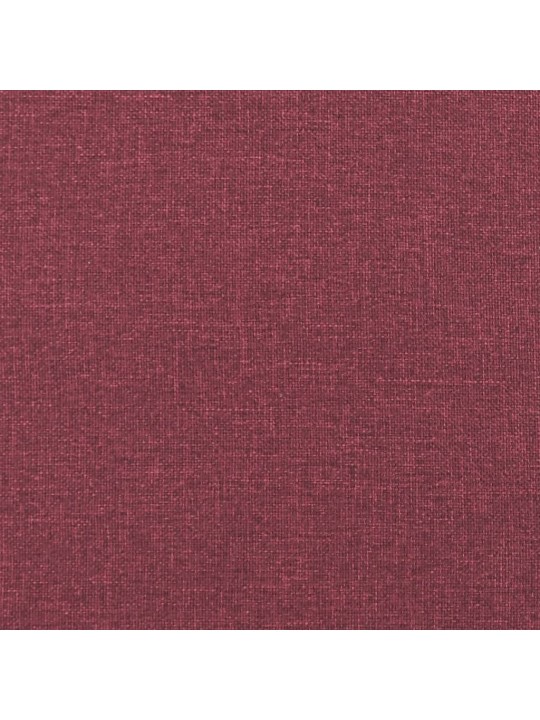 Sols ar spilveniem, 113x64,5x75,5 cm, vīnsarkans audums