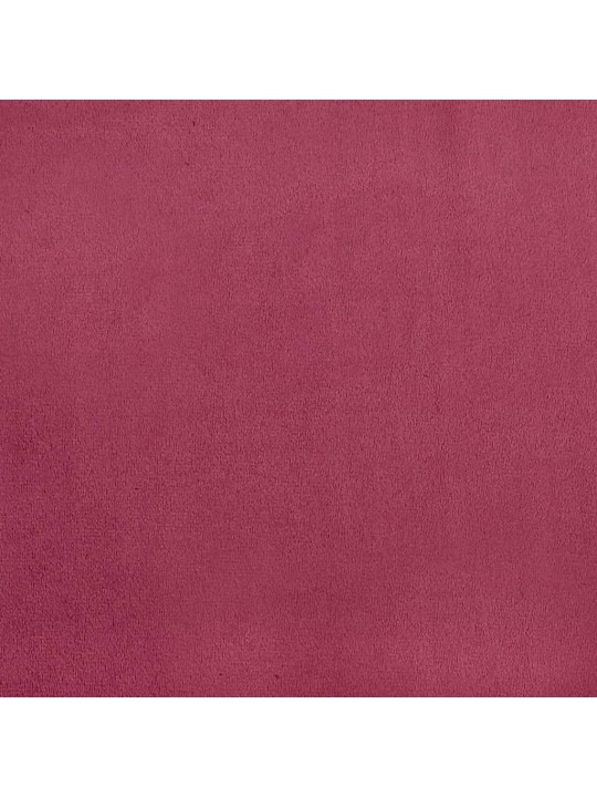 Sols ar atzveltni, vīnsarkans, 119,5x64,5x75 cm, samts