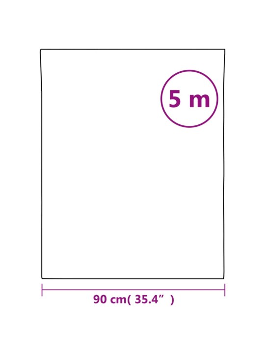 Mēbeļu līmplēve, pašlīmējoša, matēti melna, 90x500 cm, pvc