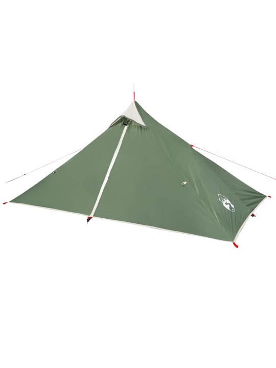 Kempinga telts, tipi, 1 personai, zaļa, ūdensnecaurlaidīga