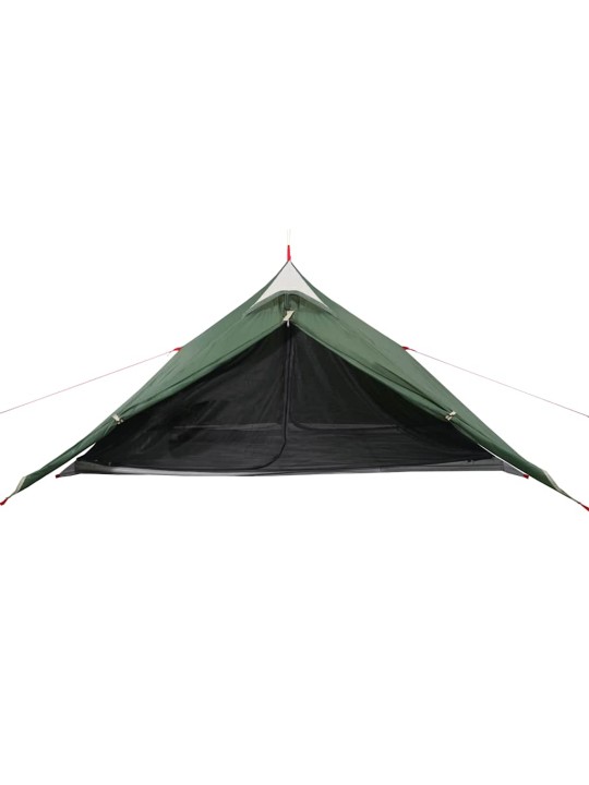 Kempinga telts, tipi, 1 personai, zaļa, ūdensnecaurlaidīga