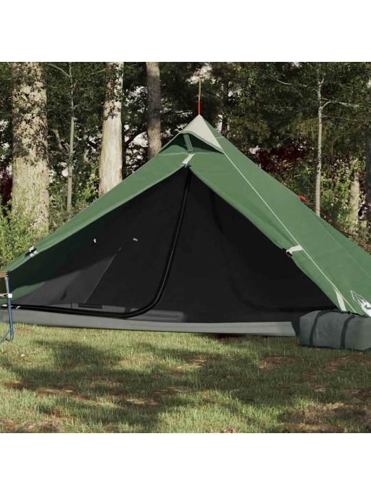 Kempinga telts, tipi, 1 personai, zaļa, ūdensnecaurlaidīga