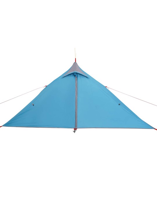 Kempinga telts, tipi, 1 personai, zila, ūdensnecaurlaidīga