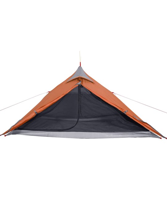 Kempinga telts, tipi, 1 personai, oranža, ūdensnecaurlaidīga