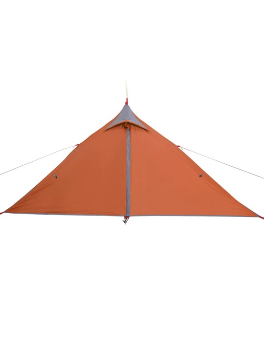Kempinga telts, tipi, 1 personai, oranža, ūdensnecaurlaidīga