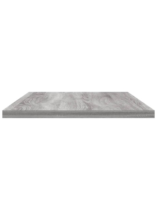 Sienas plaukti, 4 gab., pelēki, 60x20x1,5 cm, inženierijas koks