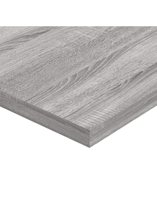 Sienas plaukti, 4 gab., pelēki, 60x30x1,5 cm, inženierijas koks