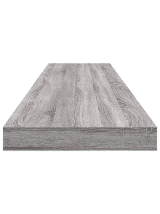 Sienas plaukti, 4 gb., pelēki, 100x10x1,5 cm, inženierijas koks