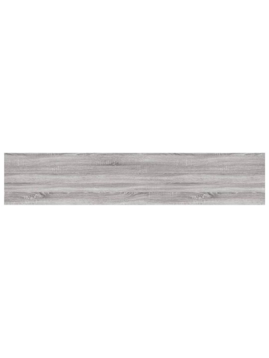 Sienas plaukti, 4 gb., pelēki, 100x20x1,5 cm, inženierijas koks