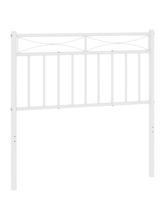 Gultas galvgalis, balts, 90 cm