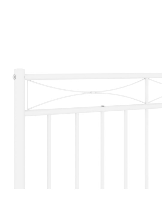 Gultas galvgalis, balts, 90 cm