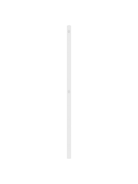 Gultas galvgalis, balts, 107 cm