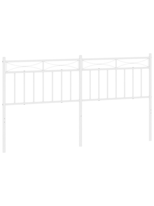 Gultas galvgalis, balts, 160 cm